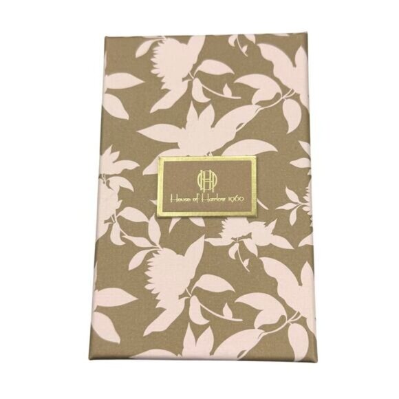 NWT HOUSE OF HARLOW 1960 Gold Tone Leaf Faux Pearl Dangle Drop Earrings - Picture 3 of 7